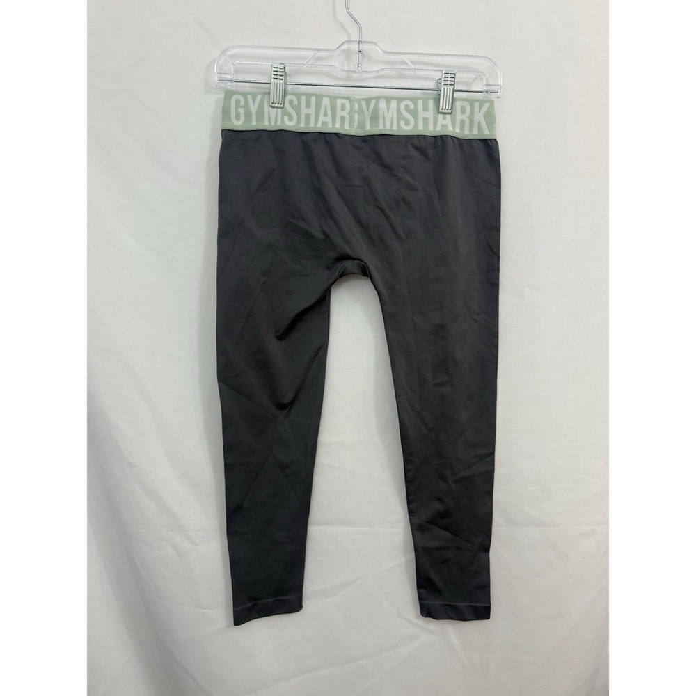 NWT Gymshark Cropped Leggings Charcoal Womens Size S - Picture 2 of 7